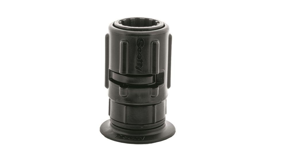 Scotty 2in Stick On Accessory Mount w/437 Gear-Head, Black 4010309