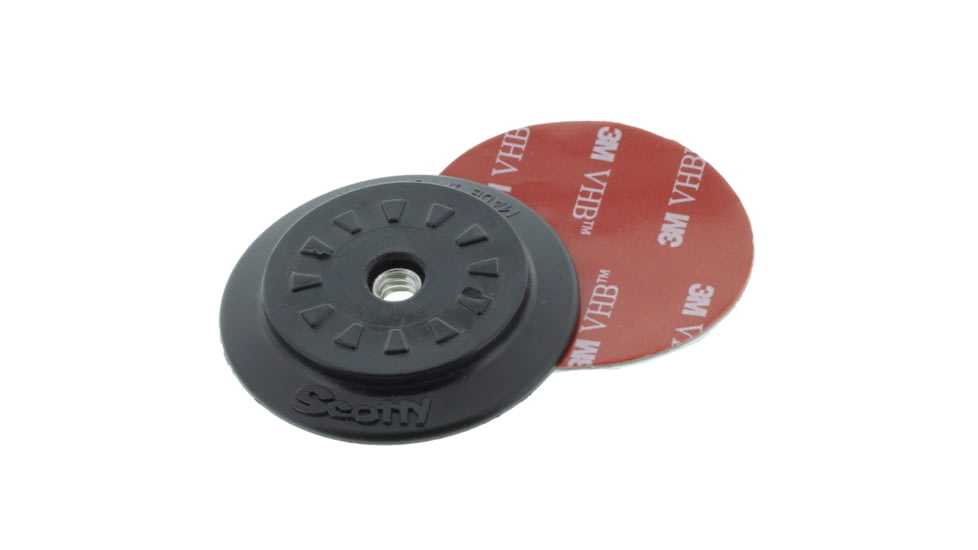 Scotty 345 Stick-On Accessory Mount - 2" - Black 58331