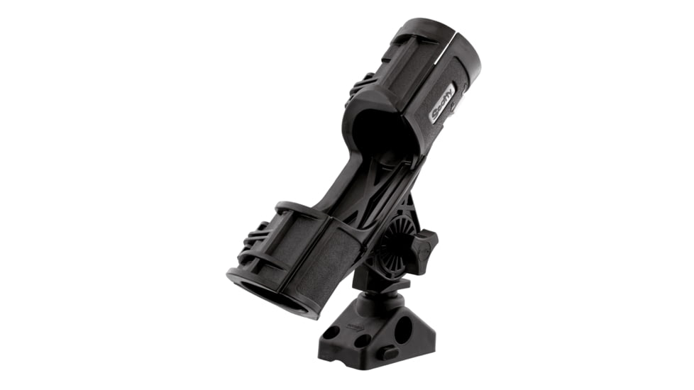 Scotty 400 Quad Orca Rod Holder w/241L Combination Side/Deck Mount, 0400-BK-QUAD