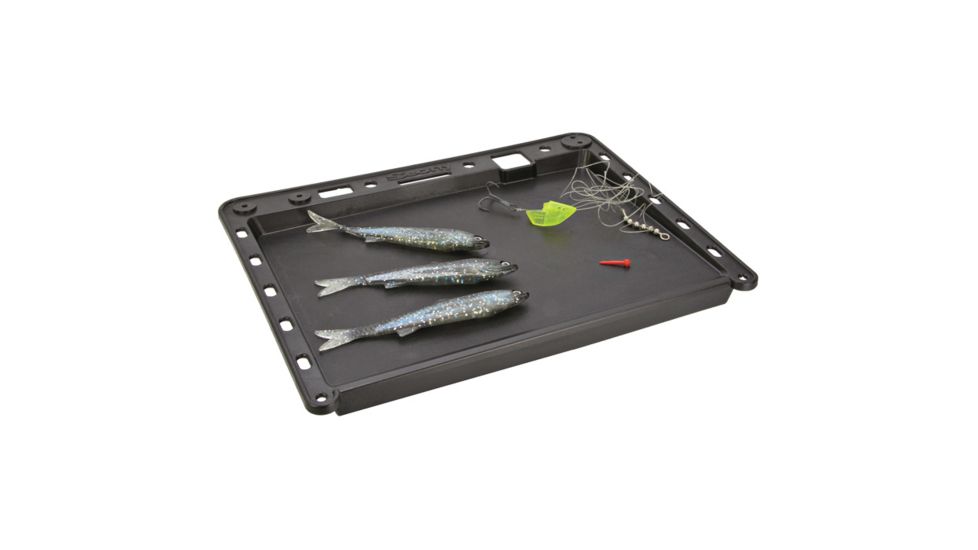 Scotty 455 Bait Board &amp; Accessory Tray, Black, 0455