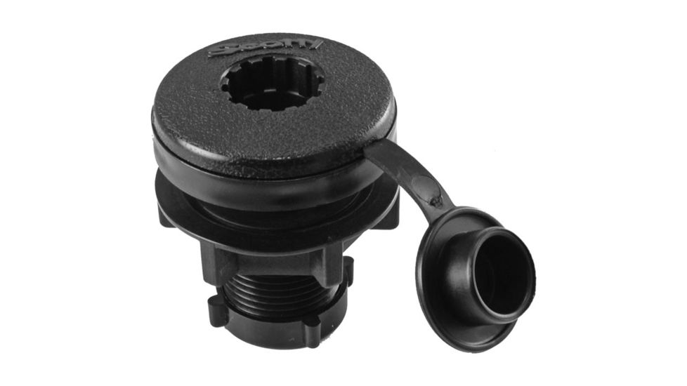Scotty Compact Threaded Deck Mount 444-BK