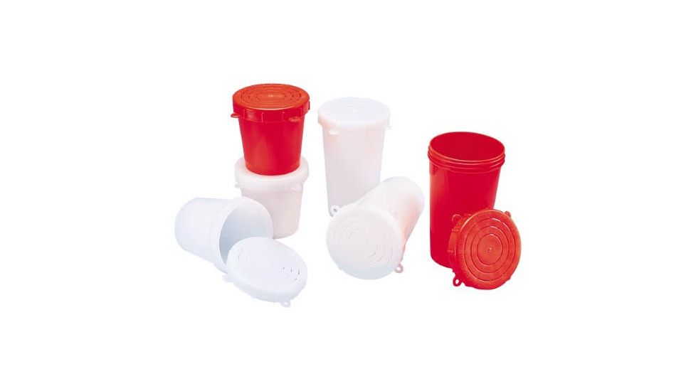 Scotty Crab Diner Bait Jar c/w Lid 1/2 Litre Natural, White 620505