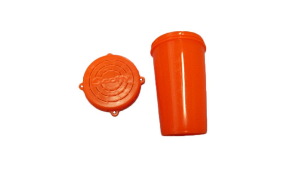Scotty Crab Diner Bait Jar c/w Lid 1 Litre Fluore, Orange 620574