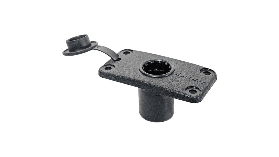 Scotty 244 Flush Deck Mount, Black, 0244-BK