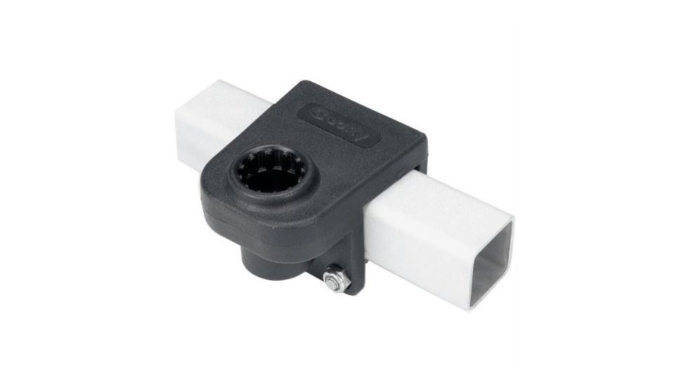 Scotty Rail Mounting Adapter 1-1/4In. Square Rail, Black 620439