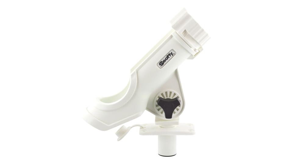 Scotty Rod Holder White w/244 Flush Deck Mount Powerlock 34336