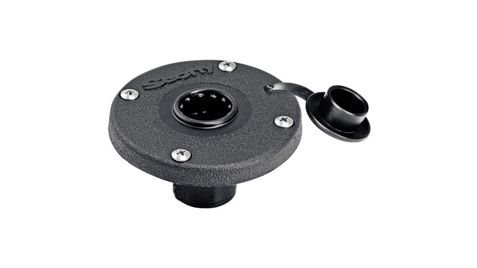 Scotty 344 Round Watertight Flush Mount, Black, 0344-BK