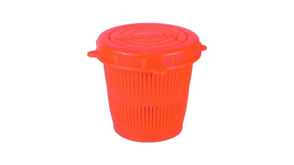 Scotty Vented Bait Jar, .5 Liter, Flour. Orange, New Condition SCT-0672