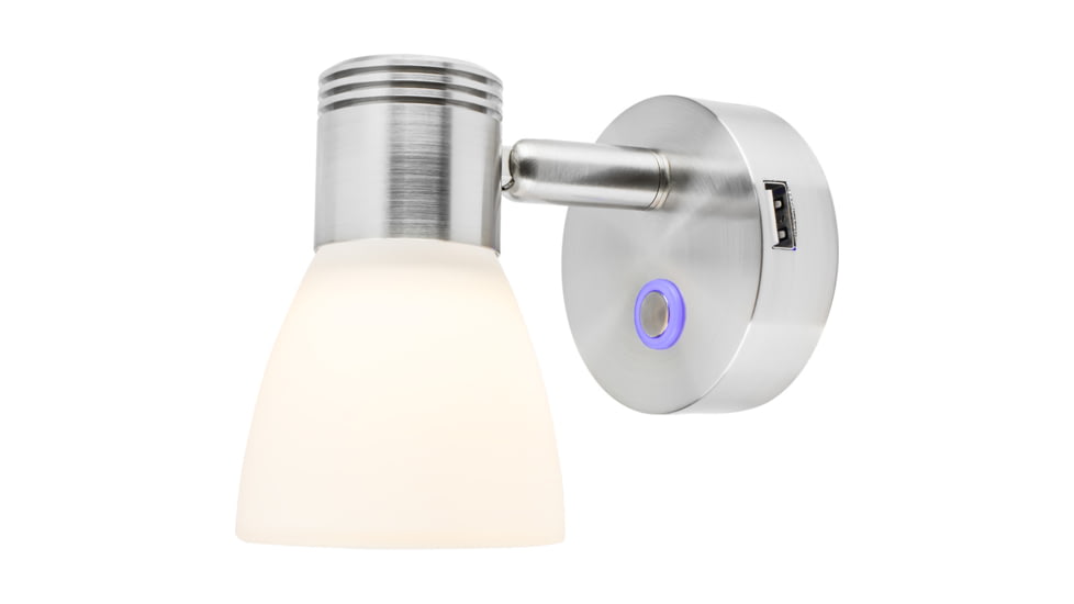 Sea-Dog Cabin Reading LED Light w/Touch Dimmer / USB Port, 400715-3