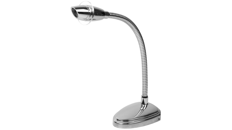 Sea-Dog Deluxe High Power LED Reading Light Flexible w/Touch Switch, Cast 316 Stainless Steel/Chromed Cast Aluminum, 404546-1