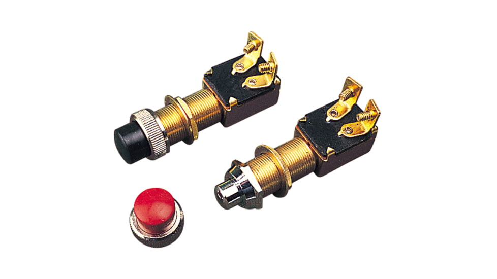 Sea-Dog Momentary Push Button Switch Cap, Red, 420422-1