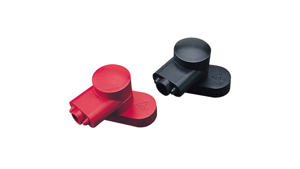 Sea-Dog Rotating Battery Terminal Covers - Red/Black - 1/2&quot; 77586