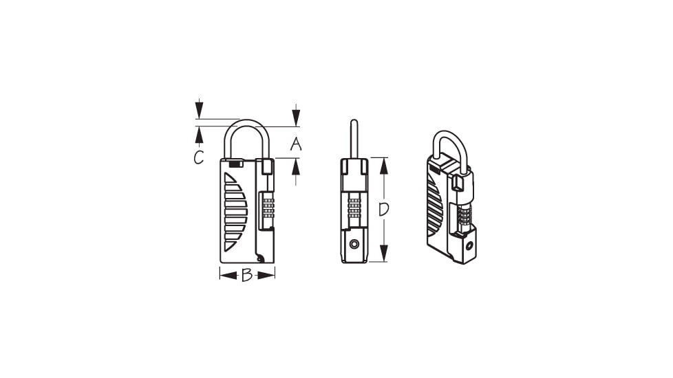 Sea-Dog Sea Dog Combination Key Box Lock, 222009-1
