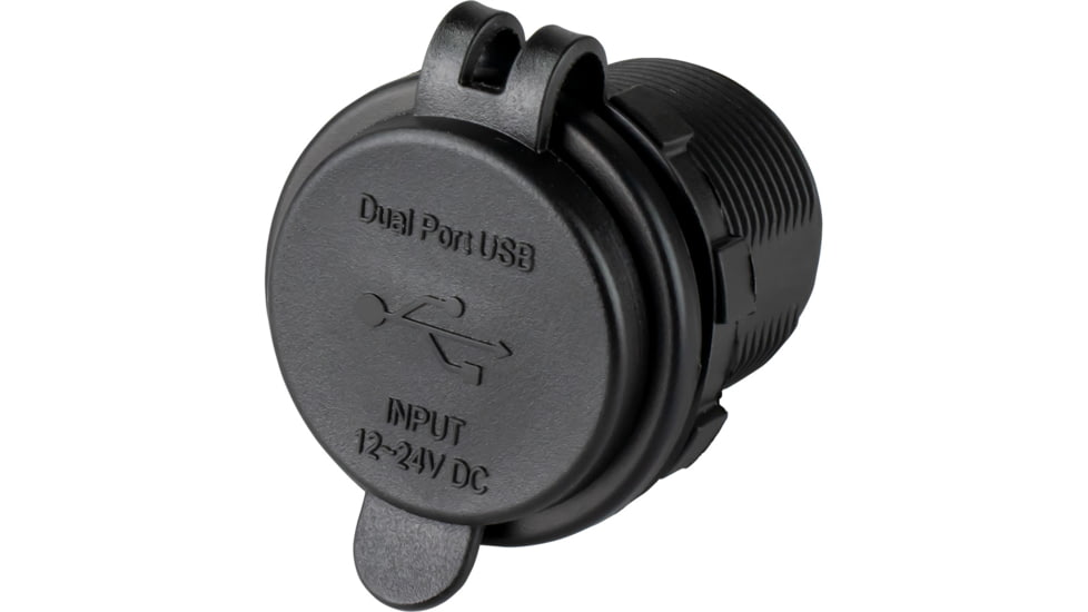 Power Socket Above Sea-Dog Round Dual USB & USB-C Power Socket 426516-1 — CampSaver