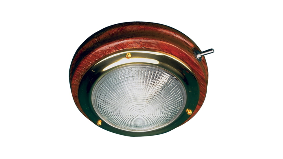 Sea-Dog Teak LED Dome Light, 5 Lens, 400209-1