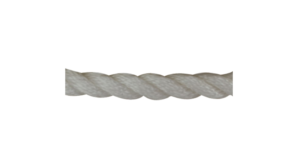 Sea-Dog Twisted Nylon Anchor Line With Thimble - 3/8in x 100ft, White, 301110100WH-1
