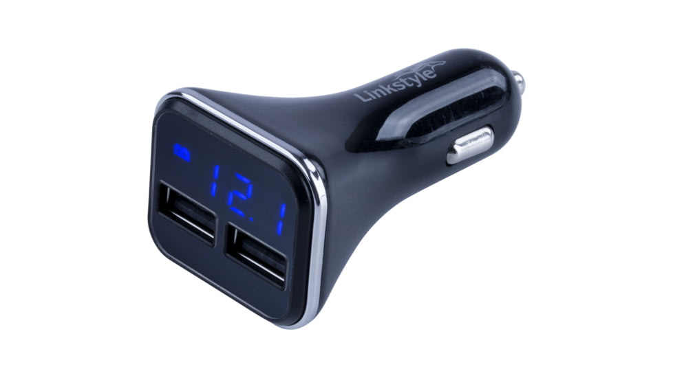 Sea-Dog USB Power Plug w/Voltage/Amp Meter Dual 77187