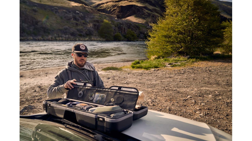 Sea Run Norfork Expedition Fly Fishing Rod Travel Case, 9.5 FT Rod, Black/Gray, 16201LX/6226