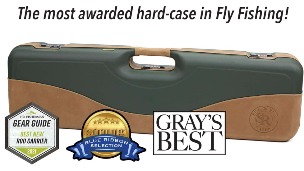 Sea Run Expedition Classic Fly Fishing Rod Travel Case, 9.5 FT Rod, Green/Tan, 16201LXP/5998