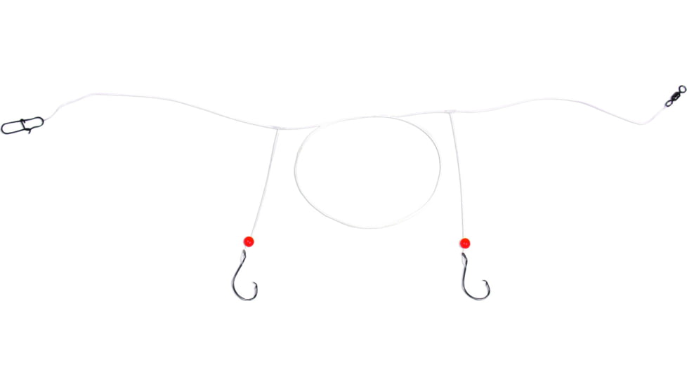 Sea Striker 10 Pro Series Pompano Circle Hook Rig, 2Drop #1 E. Claw Circle Hook w/Fluorocarbon, FC-PRCH