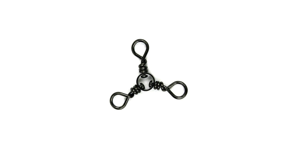 Sea Striker 3-Way Swivel Black Size 1 4 pack, SS3WBK-1