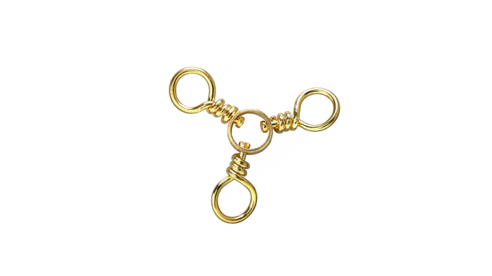 Sea Striker 3-Way Swivel Brass Size 1 4 pack, SS3WBR-1