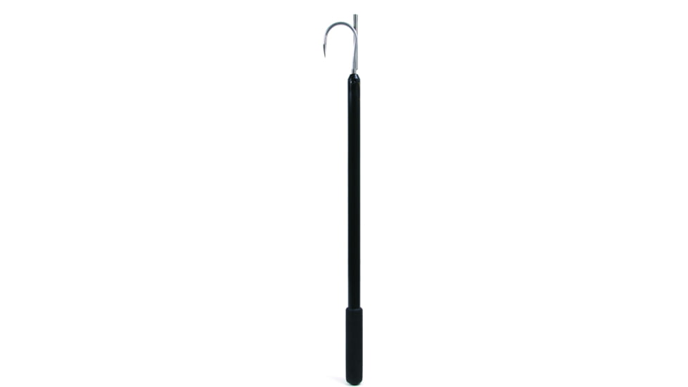 Sea Striker Black Anodized Aluminum Gaff 2&quot; Stainless Hook 3' Long, SS236B