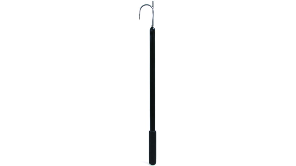 Sea Striker Black Anodized Aluminum Gaff 2&quot; Stainless Hook 4' Long, SS248B