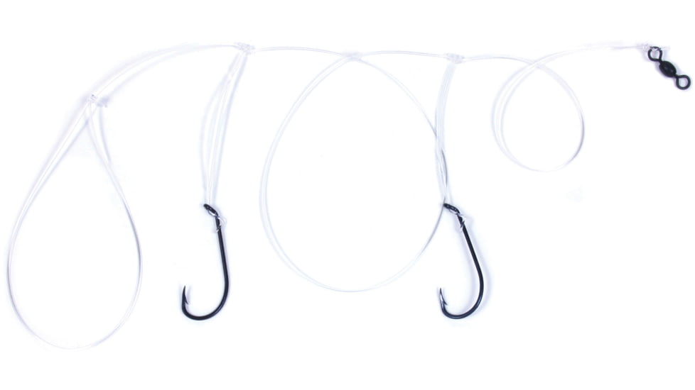 Sea Striker Blackfish Hi Lo Bottom Rig #4 Black Virginia Hook w/Swivel, N8450-4BL