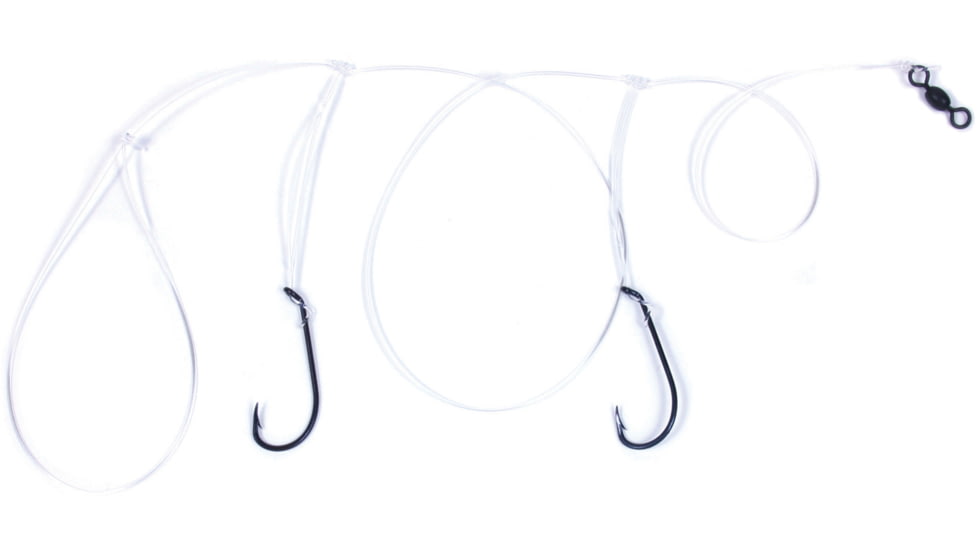 Sea Striker Blackfish Hi Lo Bottom Rig #5 Black Virginia Hook w/Swivel, N8450-5BL