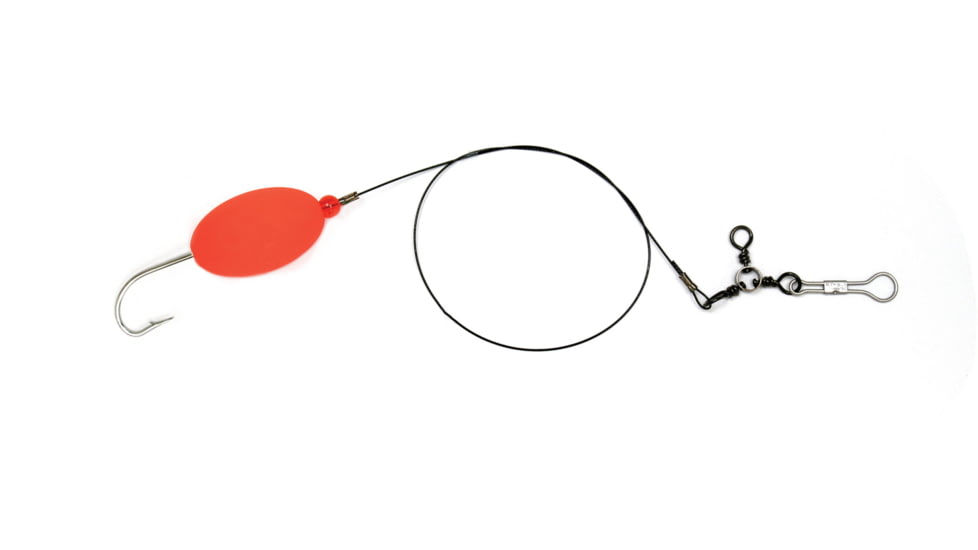 Sea Striker Bluefish Rig 7/0 Plain Hook, Red 2&quot; Oval Float Packaged, FBS3D-R