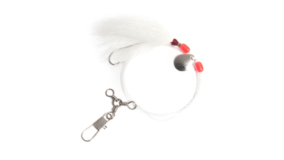 Sea Striker Bucktail Fluke Rig 32" 60lb Mono 3/0 Nickel Hook, 2514
