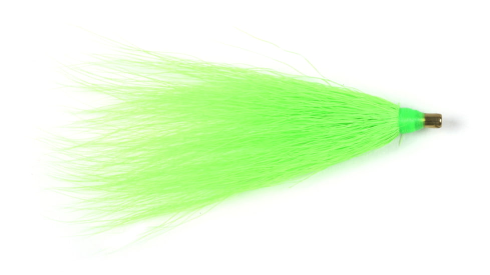 Sea Striker Bucktail Teaser 3in, Green, 100/Bag, BTG-100