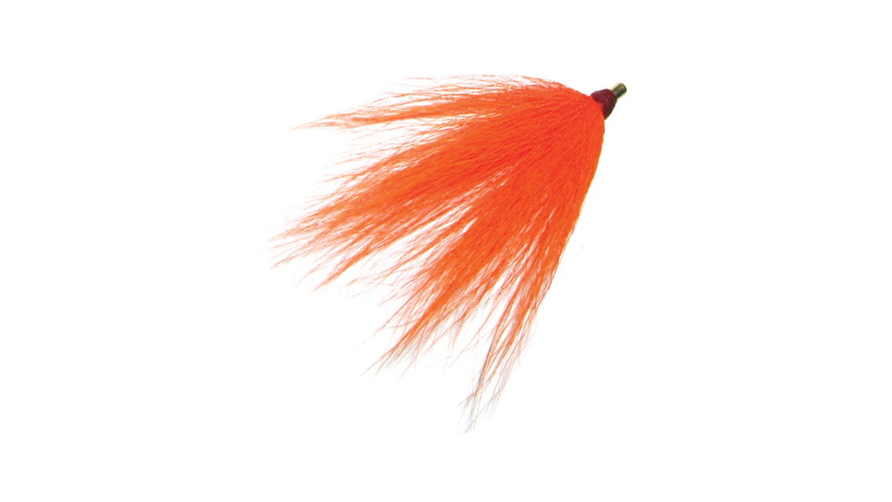 Sea Striker Bucktail Teaser 3in, Orange, 100/Bag, BTO-100