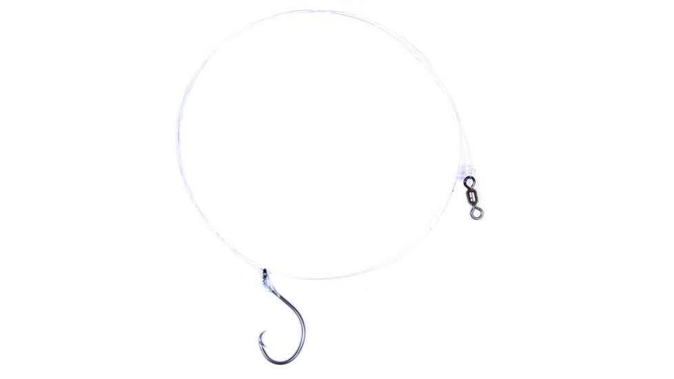 Sea Striker Circle Hook Leader 30# Mono Black Hook, Size 3/0, 3 per Pack, CHL30