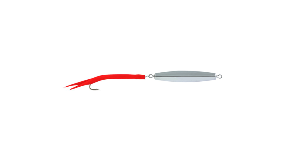 Sea Striker Diamond Jig Single 10/0 Hook, Flor Red Tube, 4oz, SS4FR