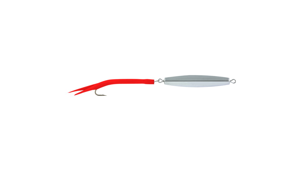 Sea Striker Diamond Jig Single 6/0 Hook, Flor Red Tube, 1oz, SS1FR