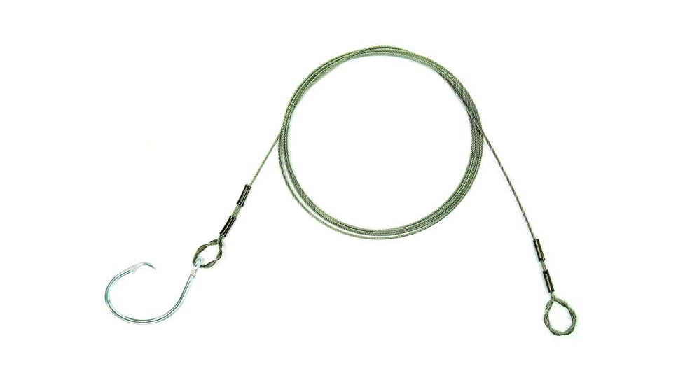 Sea Striker Economy Shark Rig 13/0 Circle Hook, 9 480lb SS cable, SSSRE130-CIR