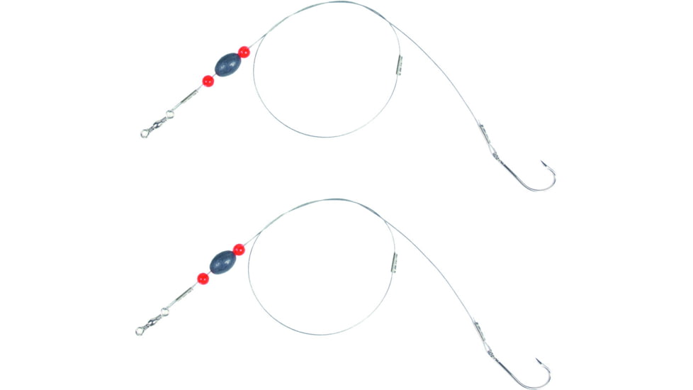 Sea Striker Egg Lead Ready Rig 1/4oz 1/0 Hook 2pk, RRH14-2