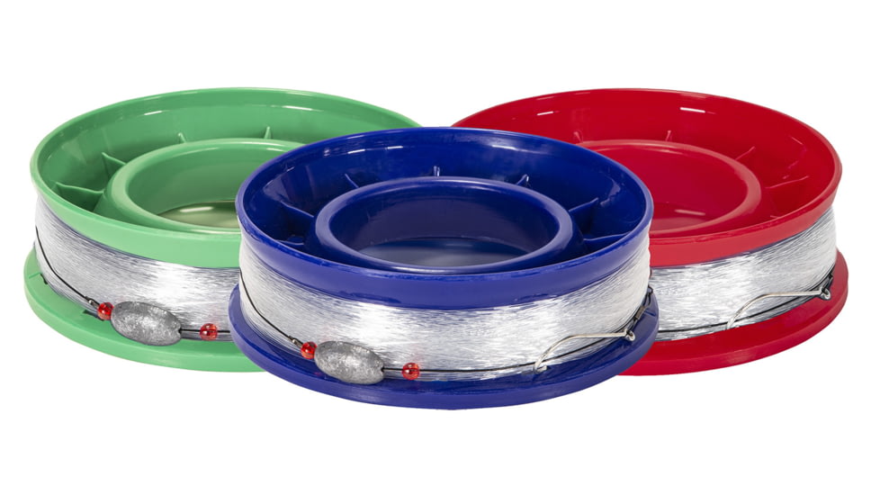 Sea Striker Hand Caster 6in Rigged 50lb mono, 1oz egg sinker and 3/0 hook Assorted Colors, SS6HC-R