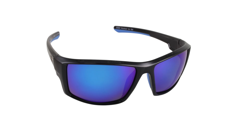 Sea Striker Hooked Up Sunglasses Blue Mirror Polarized Lenses, 32401