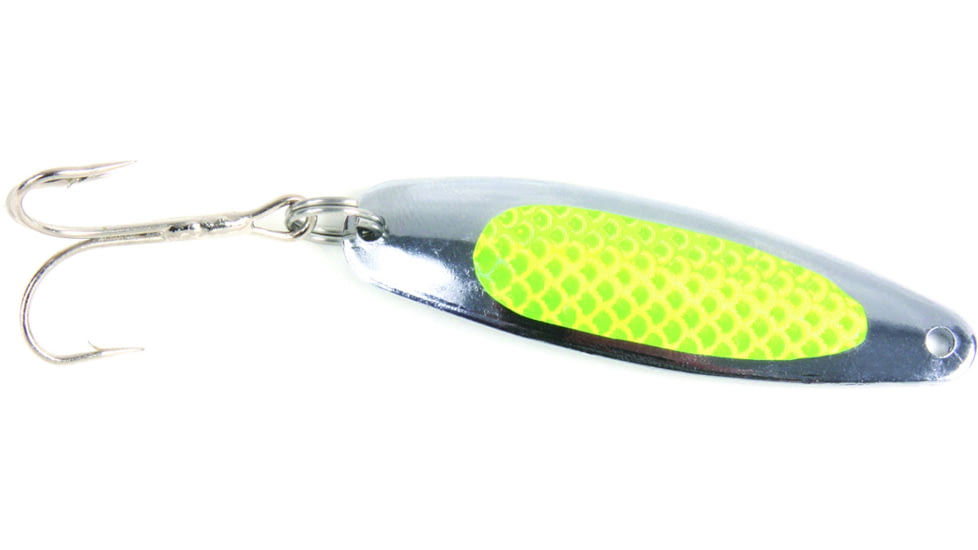 Sea Striker Nickel Prism Casting Spoon, Chartreuse Prism, 2oz, 3 3/8in, SES200-CHT