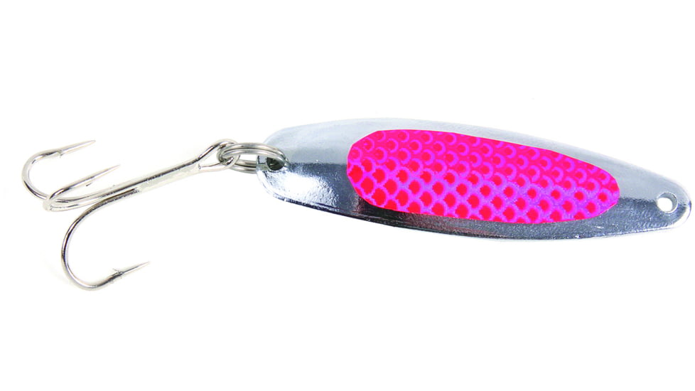 Sea Striker Nickel Prism Casting Spoon, Pink Prism, 1 1/2oz, 3 3/8in, SES150-PNK