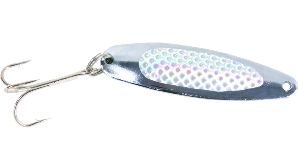 Sea Striker Nickel Prism Casting Spoon, Silver Prism, 3oz, 4 3/8in, SES300-SIL