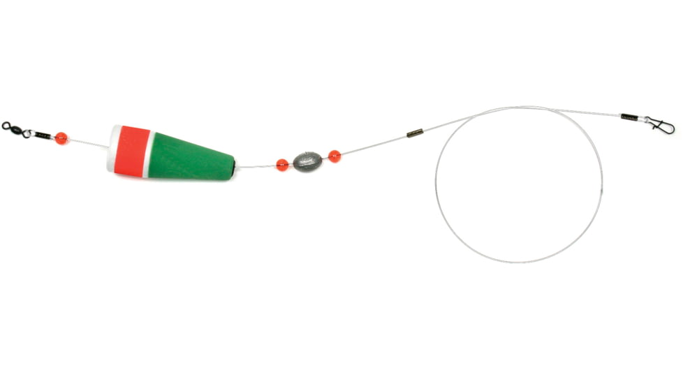 Sea Striker Popping Float 1/2 oz Rattle Rig, 3in Float, 1/2 oz 40 Lb Mono, RPC3M