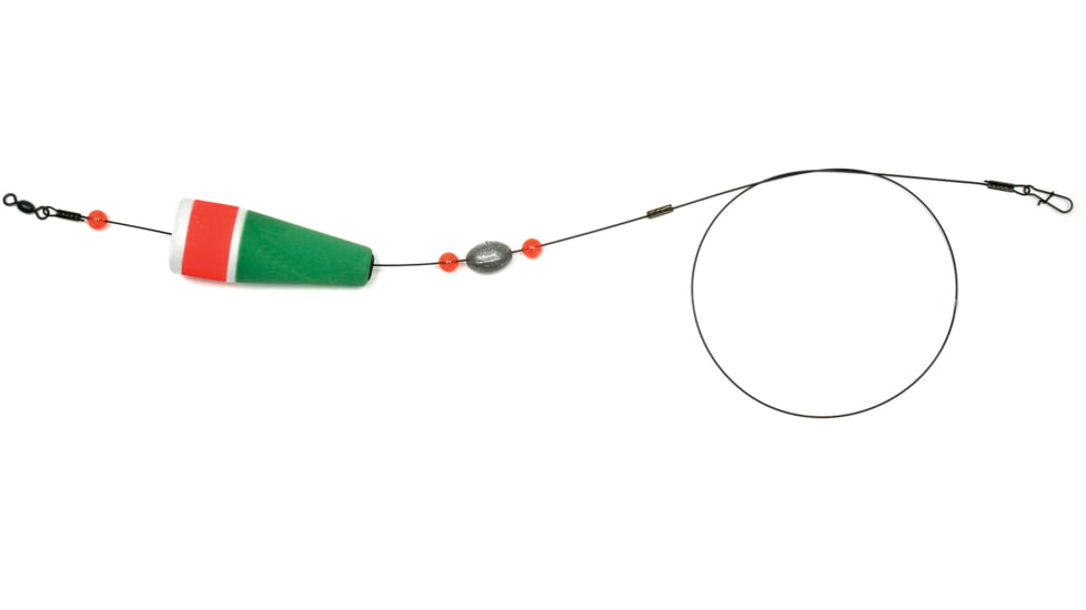 Sea Striker Popping Float 3/4 oz Rattle Rig, 4in Float, 3/4 oz 60 Lb Wire, RPC4W