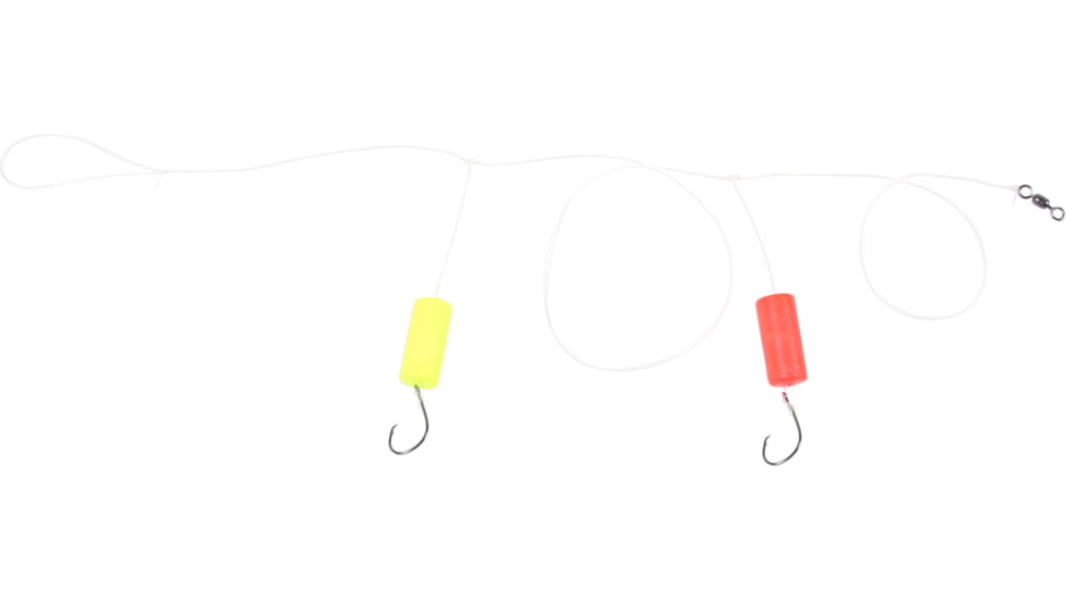 Sea Striker Pro Series Spot/Kingfish/Pompano Rig, #2 Circle Hooks, Red/Yel Floats w/Fluorocarbon, FC-SSSKF