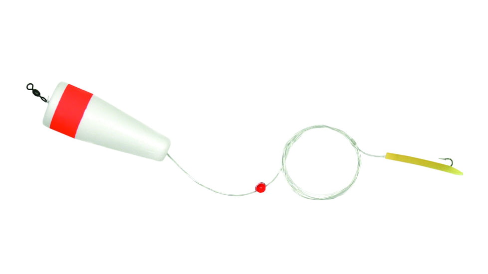 Sea Striker Snapper Popper Bluefish Rig, 3" Red/White Weighted Popping Float, #6 Hook w/Tubing, SNPP