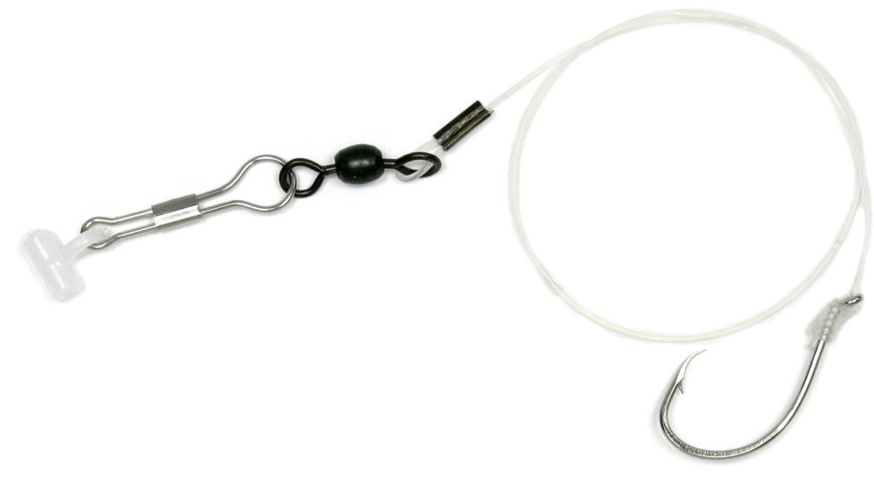 Sea Striker Snelled Drum Rig 130 Lb Mono, 92553 Style 8/0 Hook w/Sinker Slide 12/Hanger, FF8/0