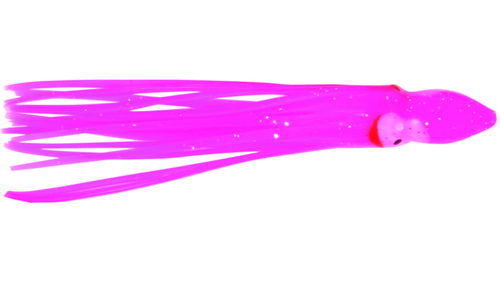 Sea Striker Squid Skirt with Eye, 4 1/2&quot;, Pink, 4/Pack, SS45-P